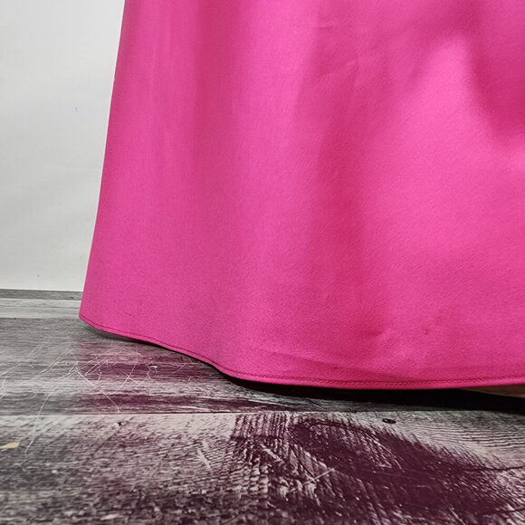 Alfred Angelo Pink Satin Bridesmaids Event Dress Size S - Picture 4 of 10